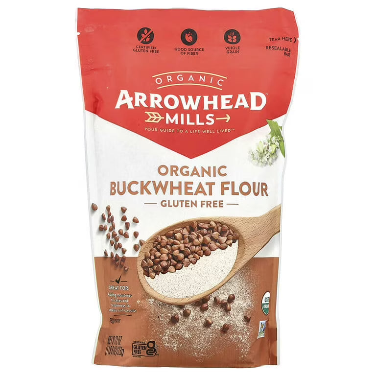 Arrowhead Mills Organic Buckwheat Flour (6-Pack, 22oz)