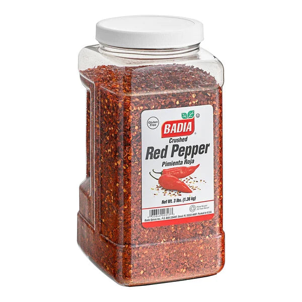 Badia Red Pepper Crushed (4-Pack, 3 lb)
