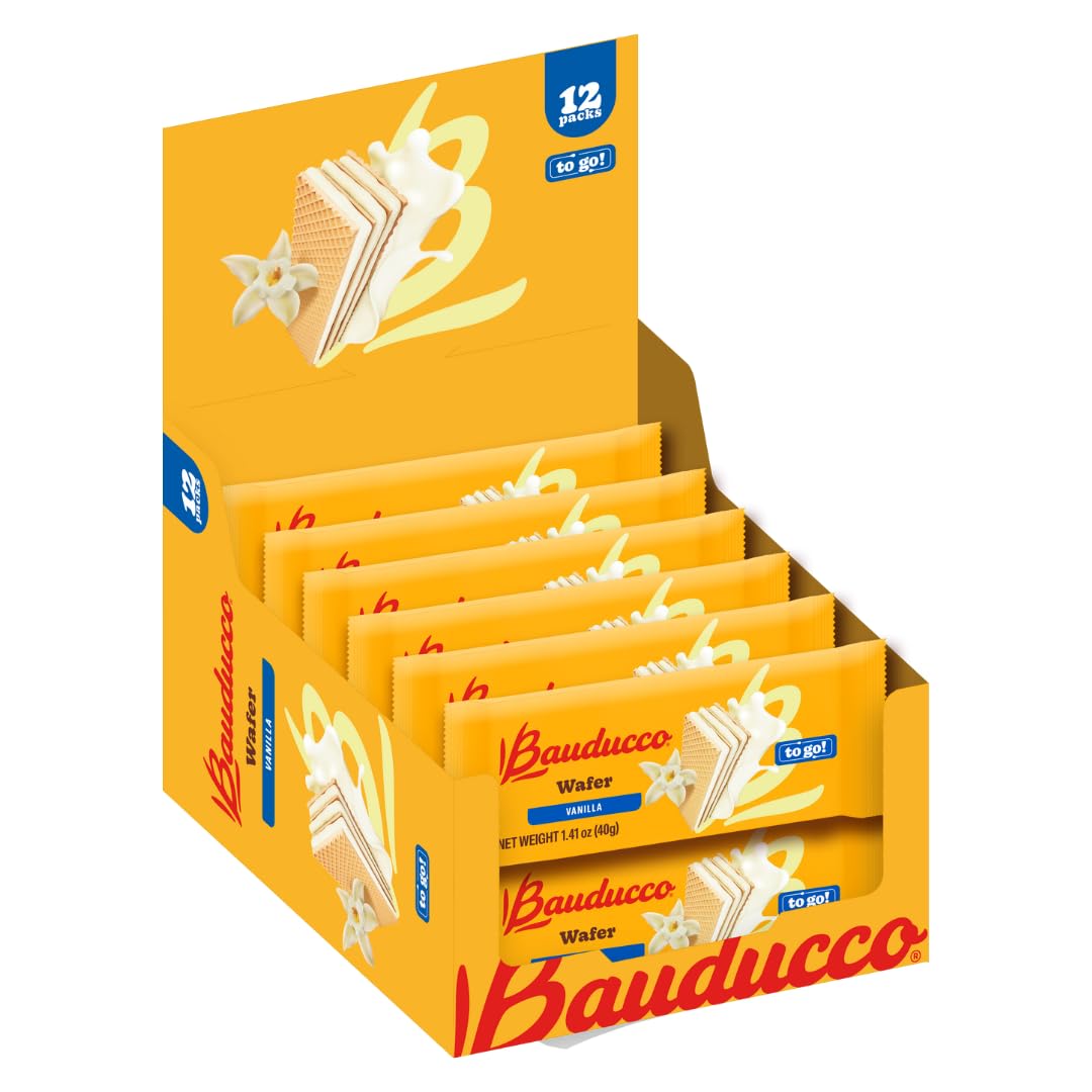 Bauducco Single Serve Vanilla Wafers (12-Pack, 1.4 oz)