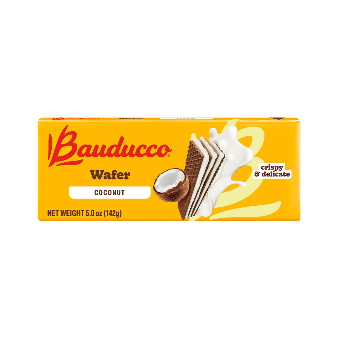 Bauducco Wafer Coconut (18-Pack, 5 oz)