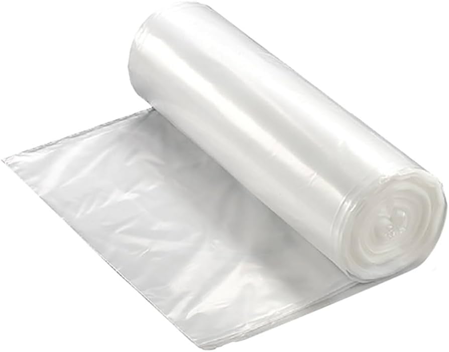 Clear Trash Can Liner 38"×60" 22 Mil (150-Count)