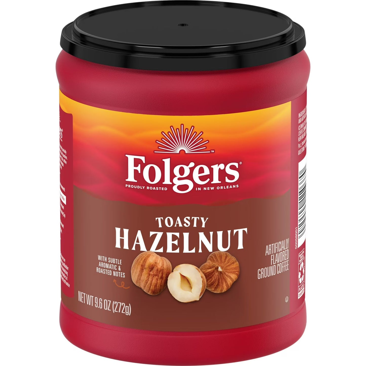Folgers Hazelnut Roast Coffee (6-Pack, 9.6 oz)