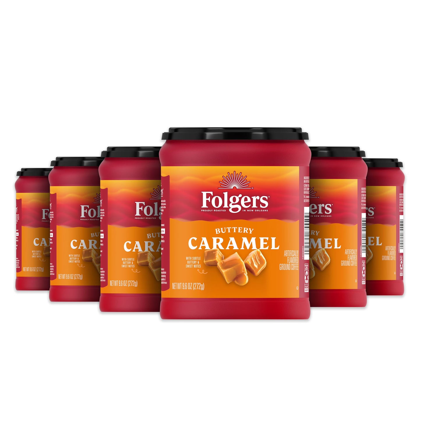 Folgers Latte Buttery Caramel (6-Pack, 16 oz)