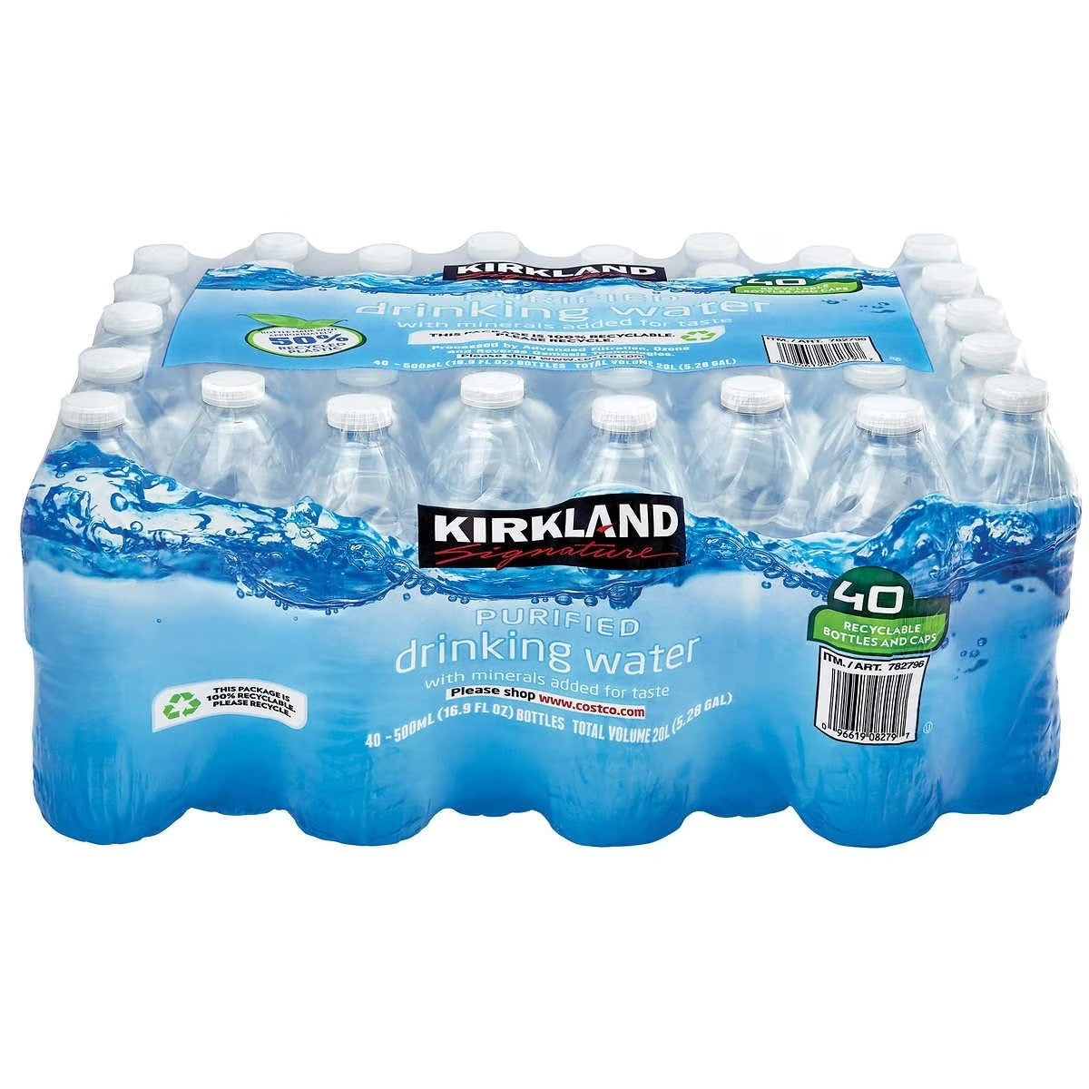 Kirkland Water (40-Pack, 16 oz)