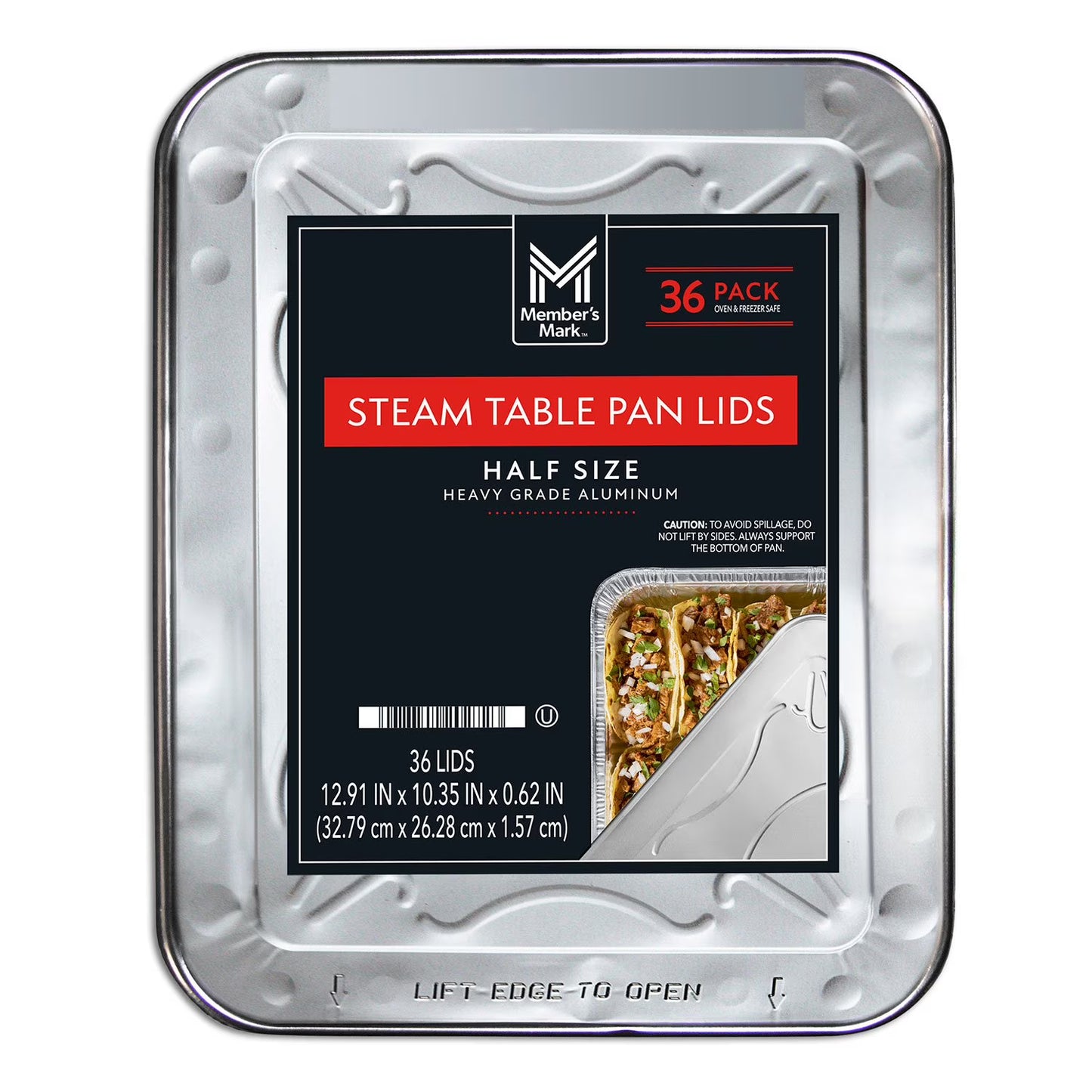 Member's Mark Half-size Foil Lid (36-Count)