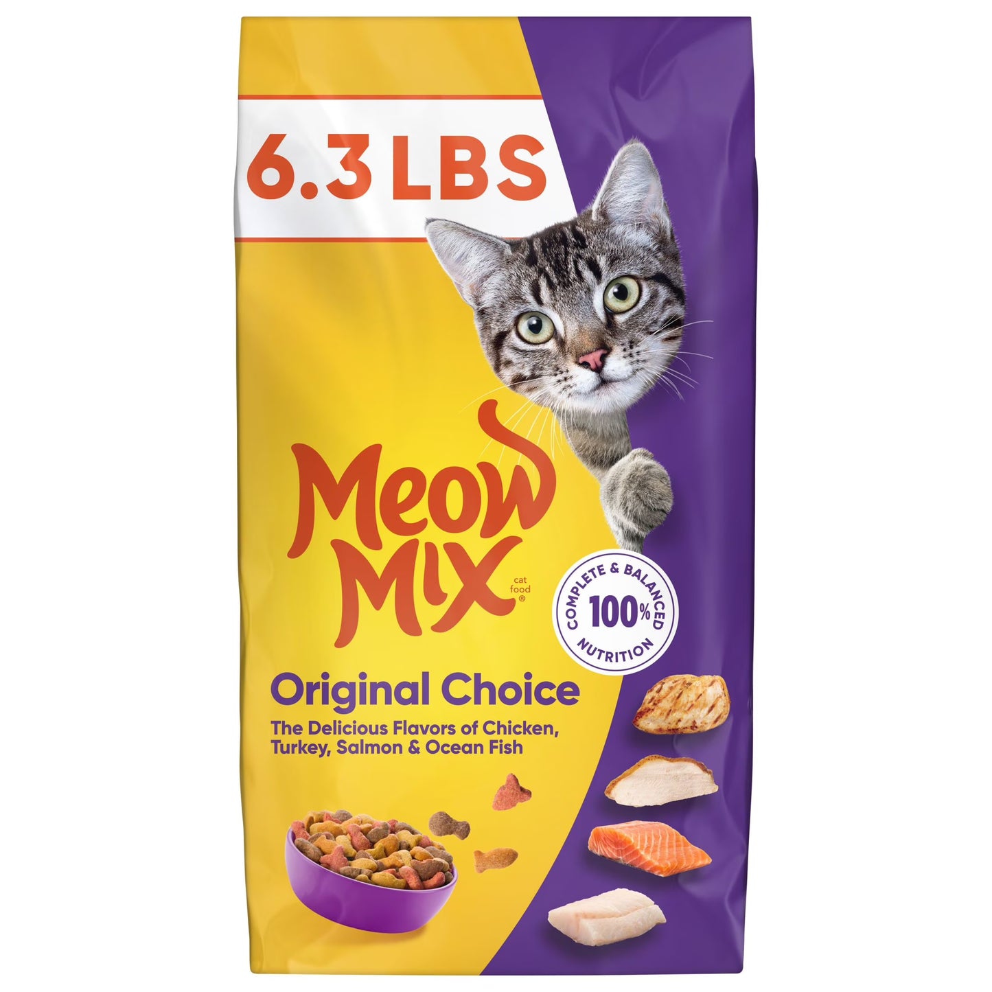 Meow Mix Original (4-Pack, 6.3 lb)