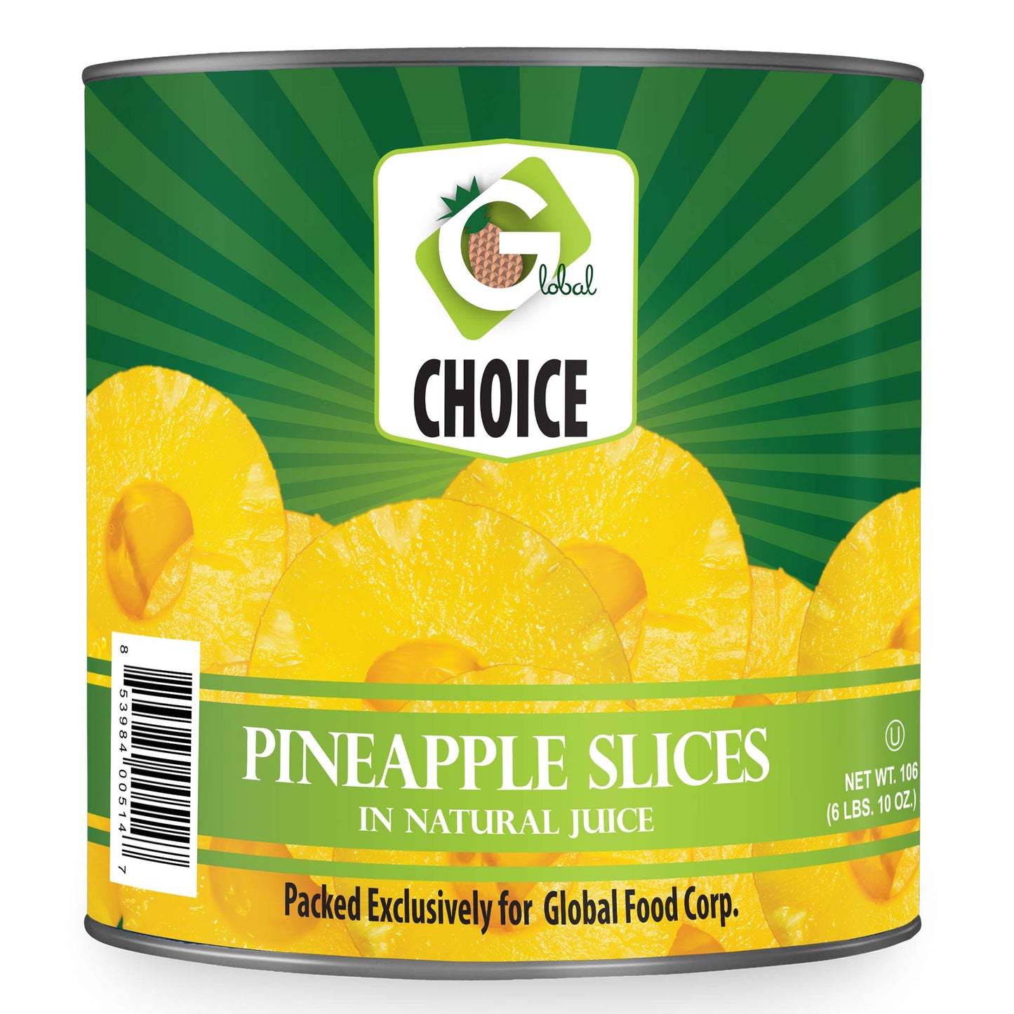 Sliced Pineapple (6-Pack, #10)