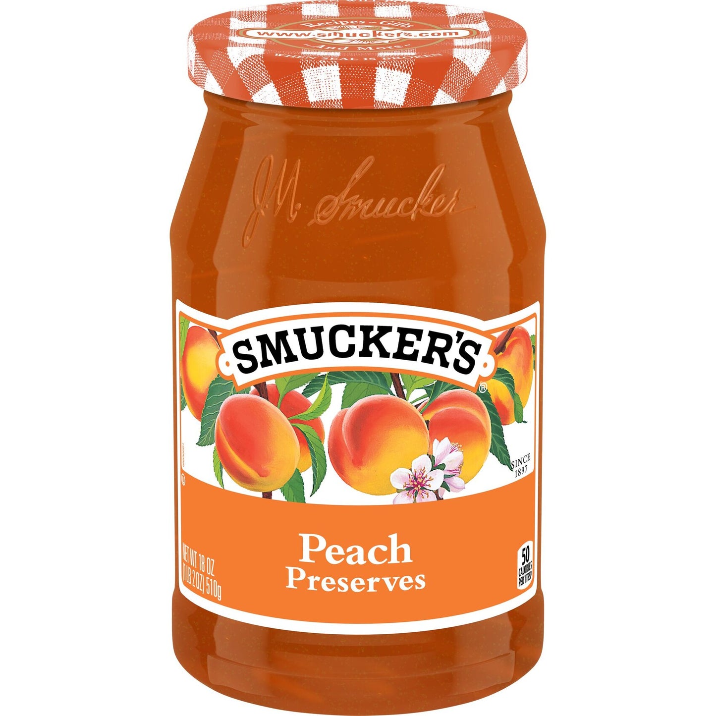 Smucker's Peach Preserves(12-Pack, 18 oz)