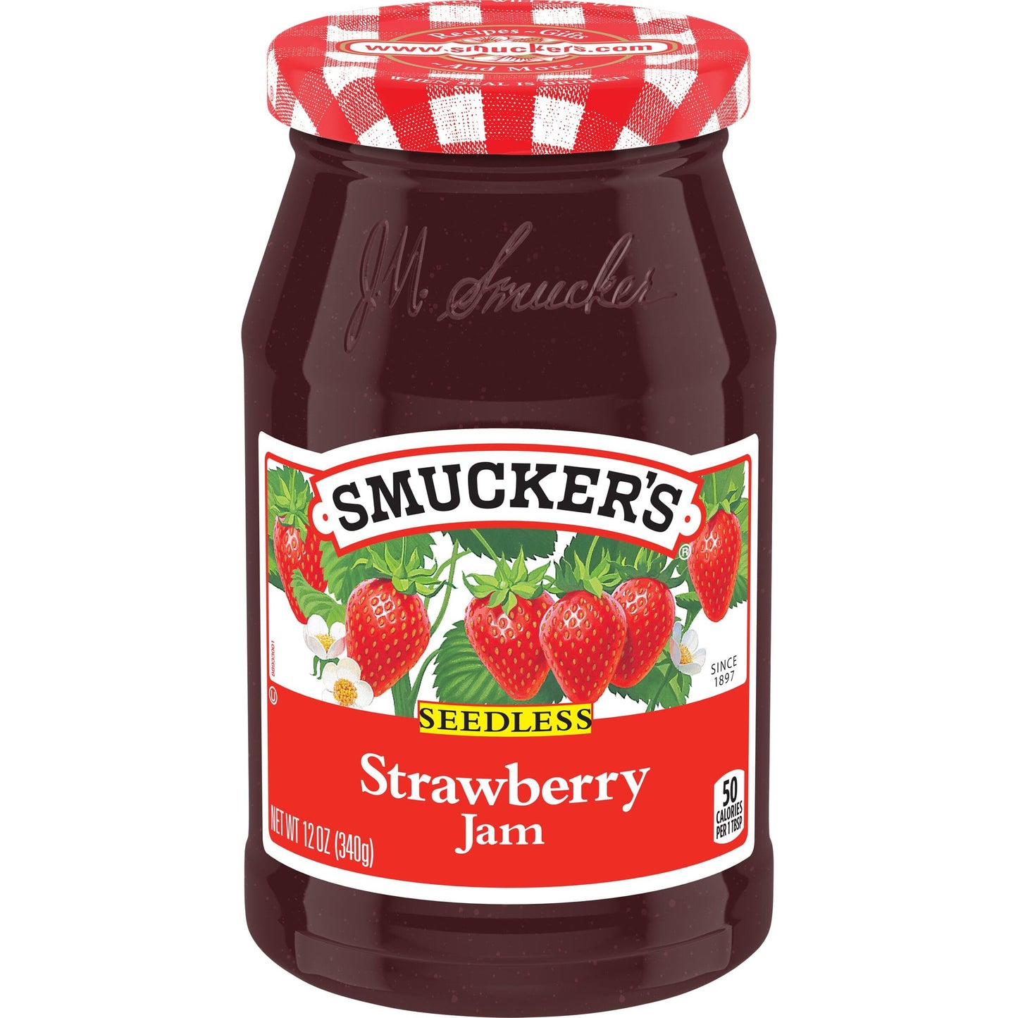 Smucker's Seedless Strawberry Jam (12-Pack, 12 oz)