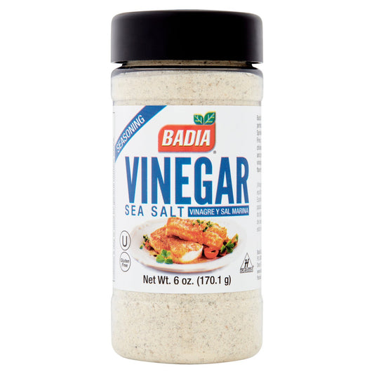Badia Vinegar Sea Salt 6/6oz