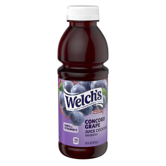 Welch Pet Grape Cocktail 12/16oz