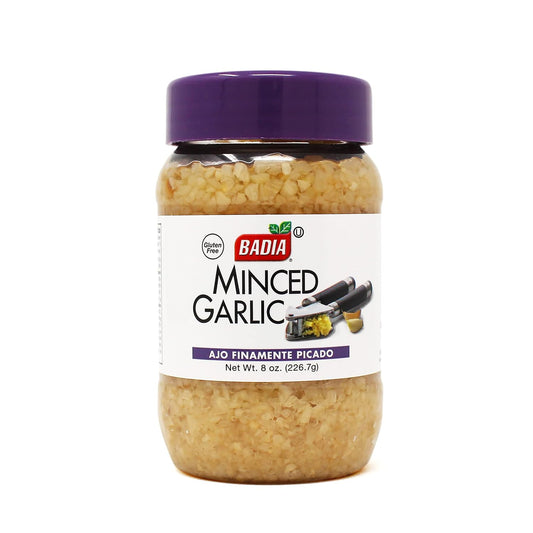 Badia Minced Garlic in Water 12/8oz