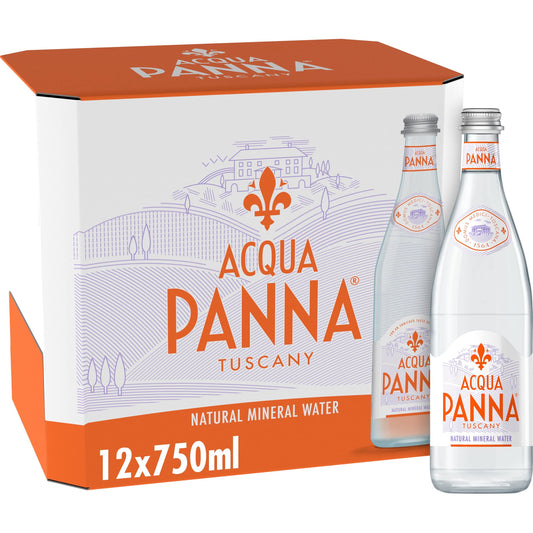 Acqua Panna (12-Pack, 750 ml)