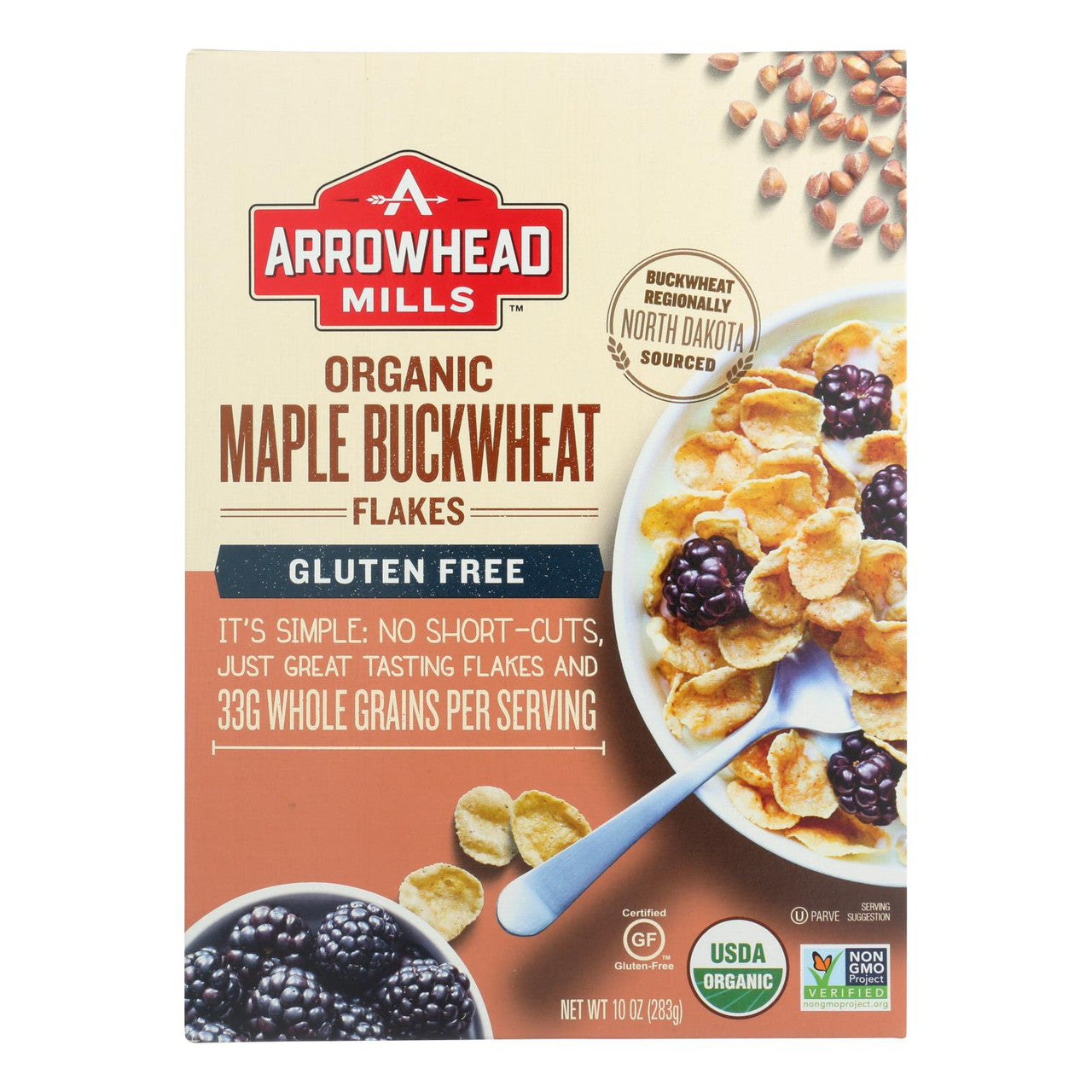 Arrowhead Mills Maple Buckwheat Flakes (6-Pack, 10 oz)