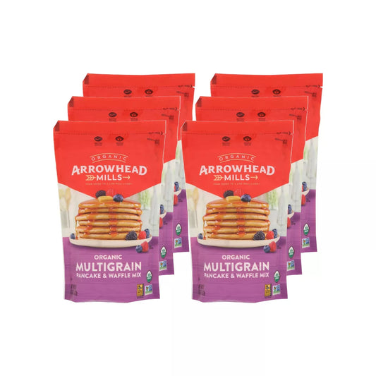 Arrowhead Mills Multigrain Pancake Mix (6-Pack, 22 oz)