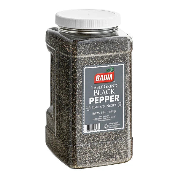 Badia Black Pepper Ground (4-Pack, 4 lb)