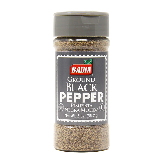 Badia Black Pepper Ground (8-Pack, 2 oz)
