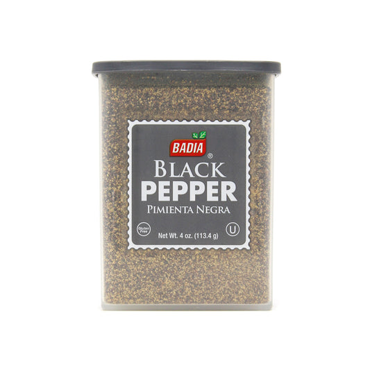 Badia Black Pepper Ground Can (12-Pack, 4 oz)