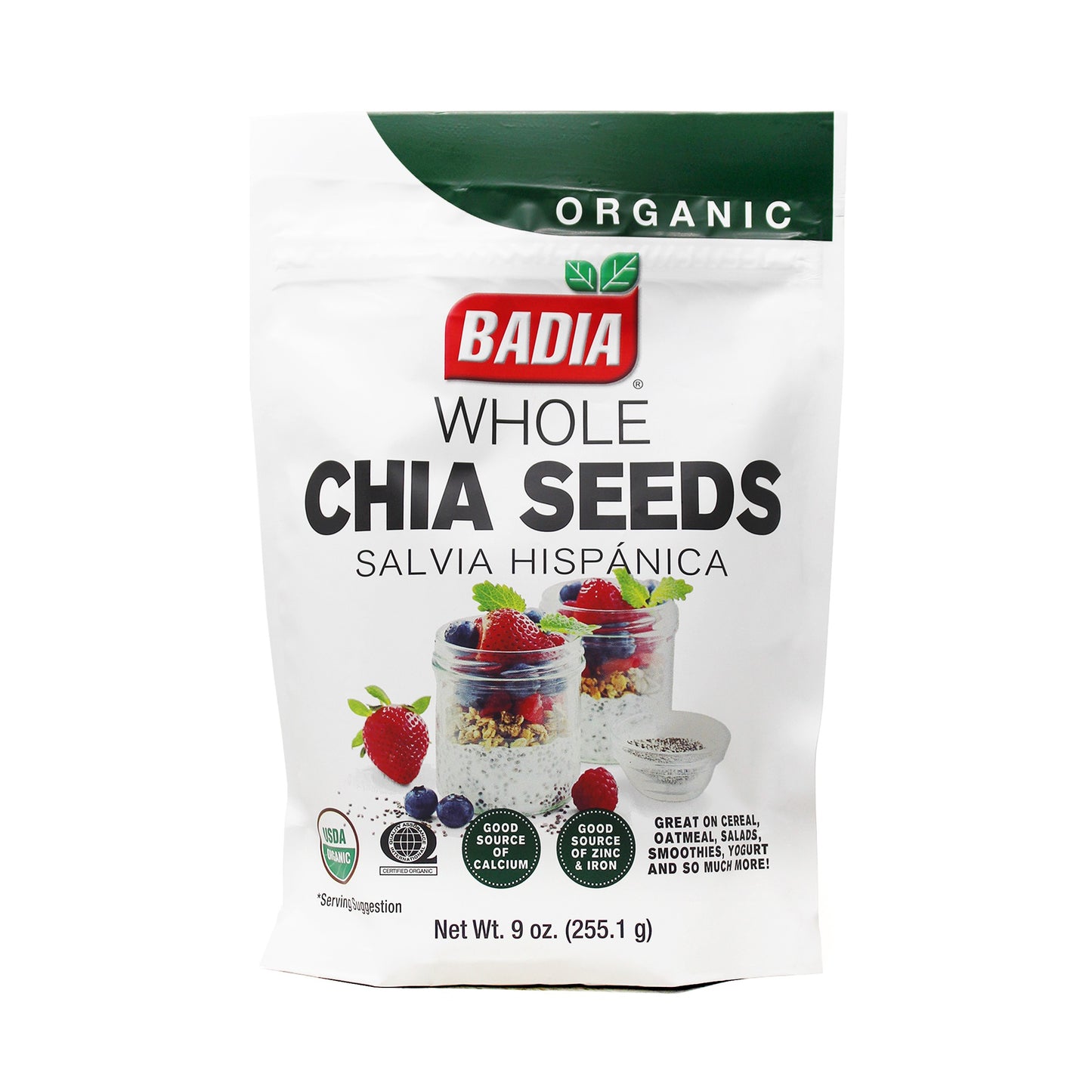Badia Chia Seed Organic (8-Pack, 9 oz)