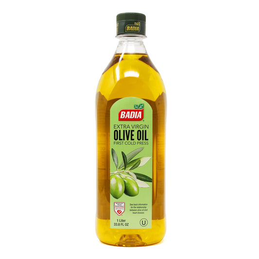 Badia Extra Virgin Olive Oil (4-Pack, 1 L)