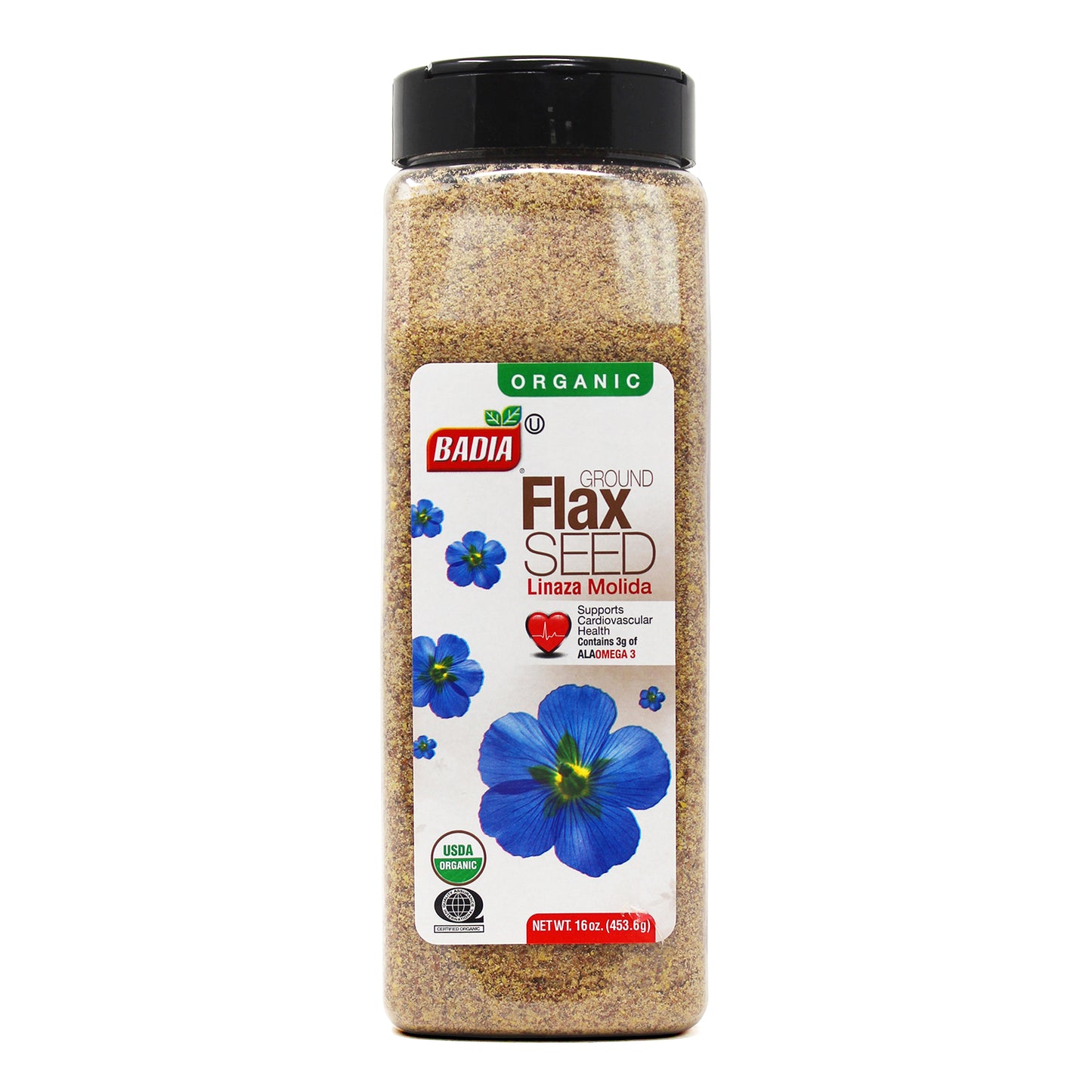 Badia Flax Seed Organic Ground (4-Pack, 16 oz)