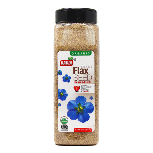 Badia Flax Seed Organic Ground (4-Pack, 16 oz)