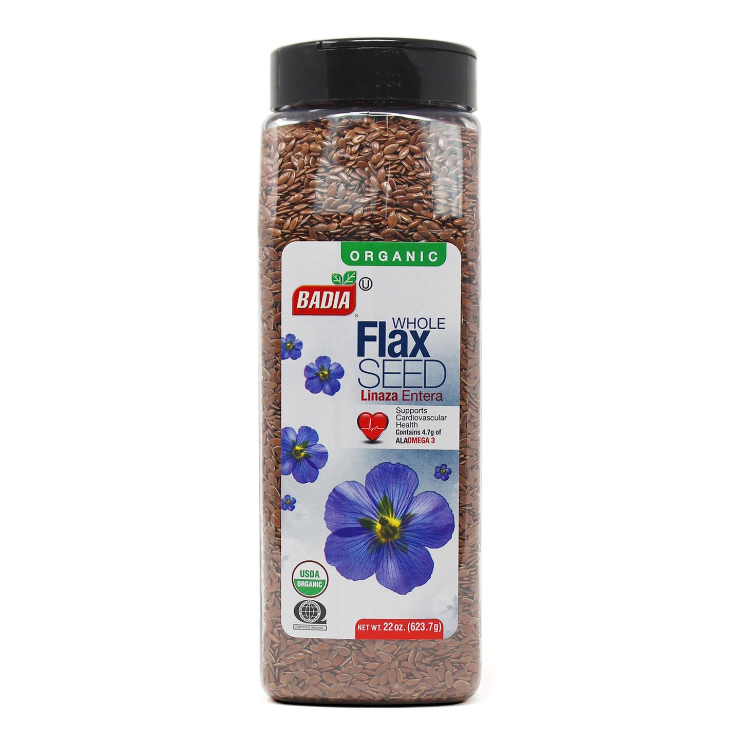 Badia Flax Seed Organic Whole (4-Pack, 22 oz)