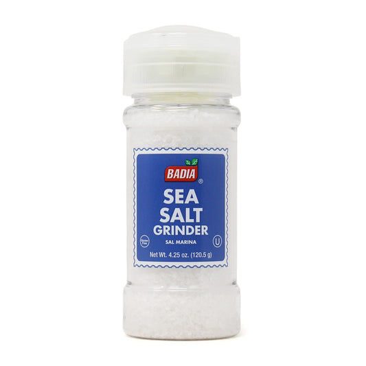 Badia Sea Salt Grinder (8-Pack, 4.25 oz)