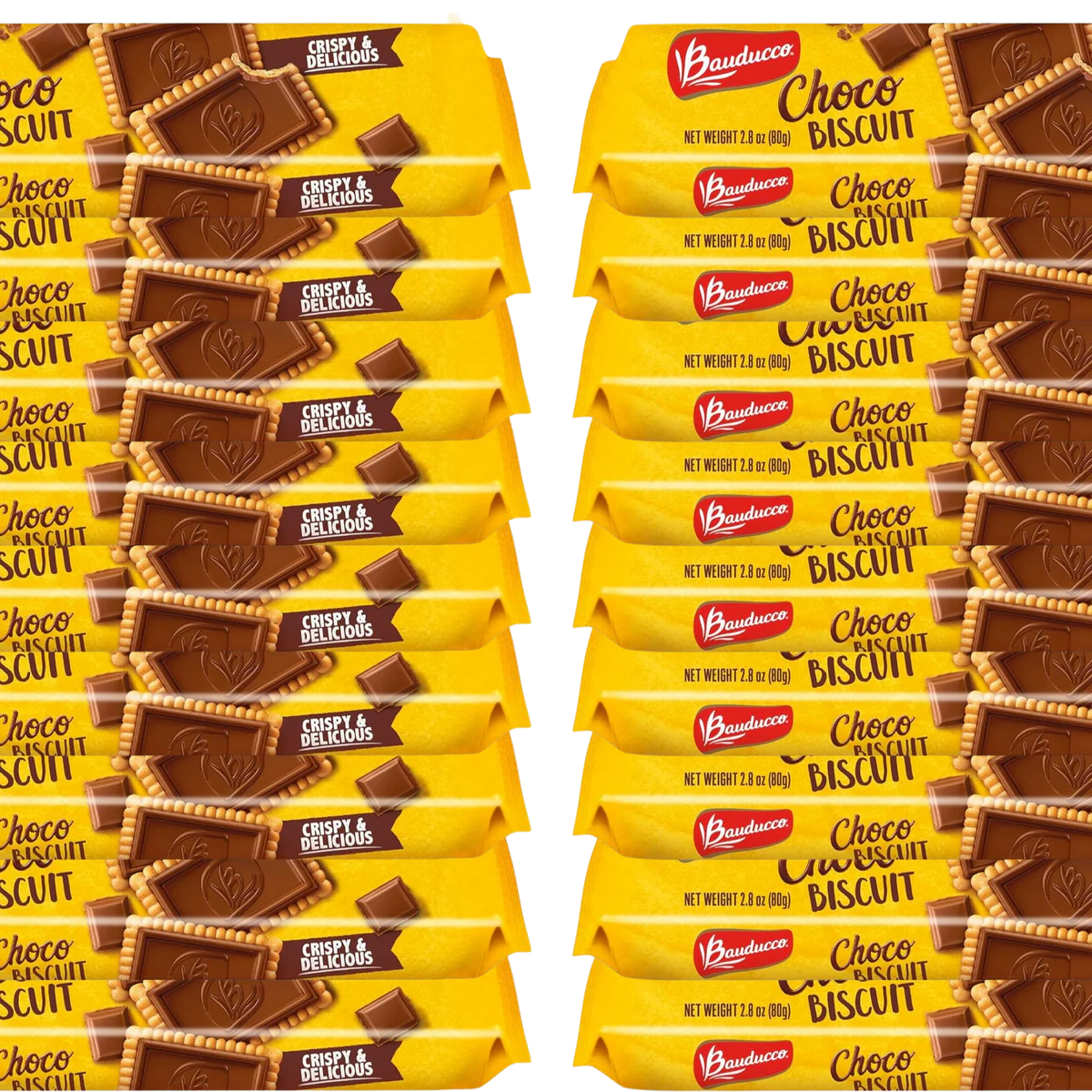 Bauducco Chocolate Biscuit (18-Pack, 2.8 oz)