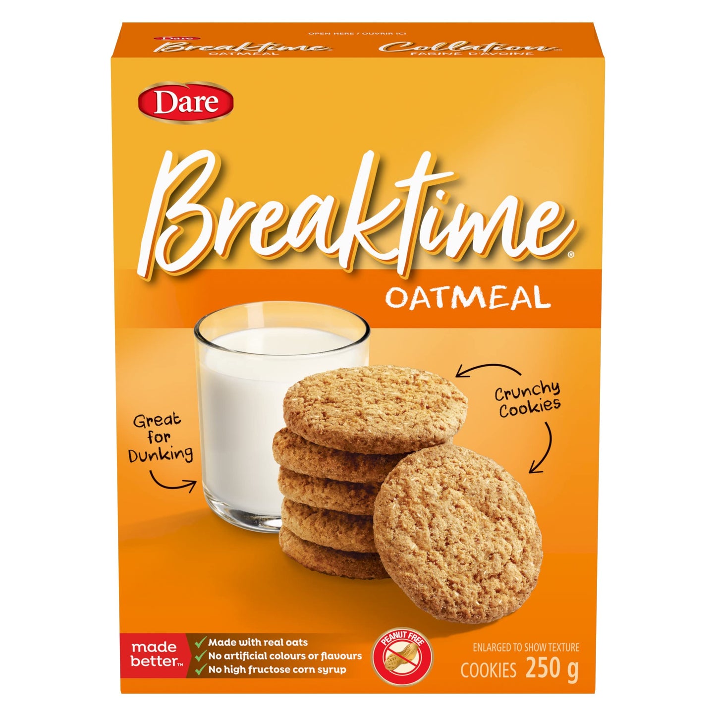 BreakTime Oatmeal (12-Pack, 250 g)