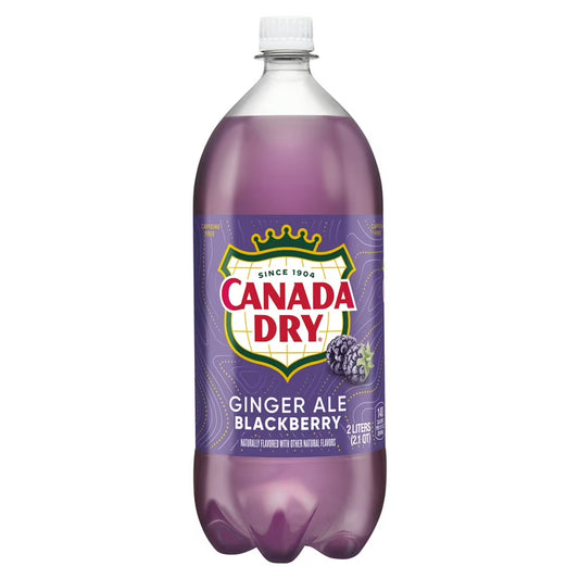 Canada Dry Ginger Ale Blackberry (8-Pack, 2 L)