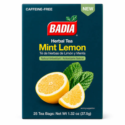 Badia Mint Lemon Herb Tea 10/25Bg