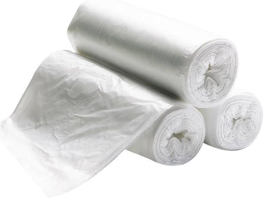 Clear Trash Can Liner 38"×60" 17 Mil (200-Count)