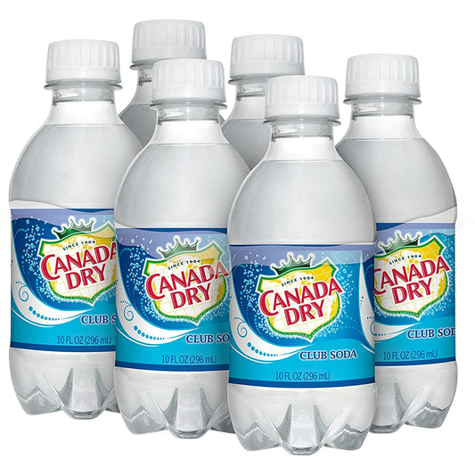 Canada Dry Club Soda (24-Pack, 10 oz)
