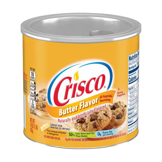Crisco Butter Shortening (12-Pack, 16 oz)
