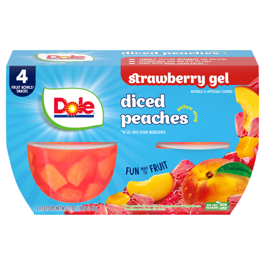 Dole Cup Strawbery Gel Peach