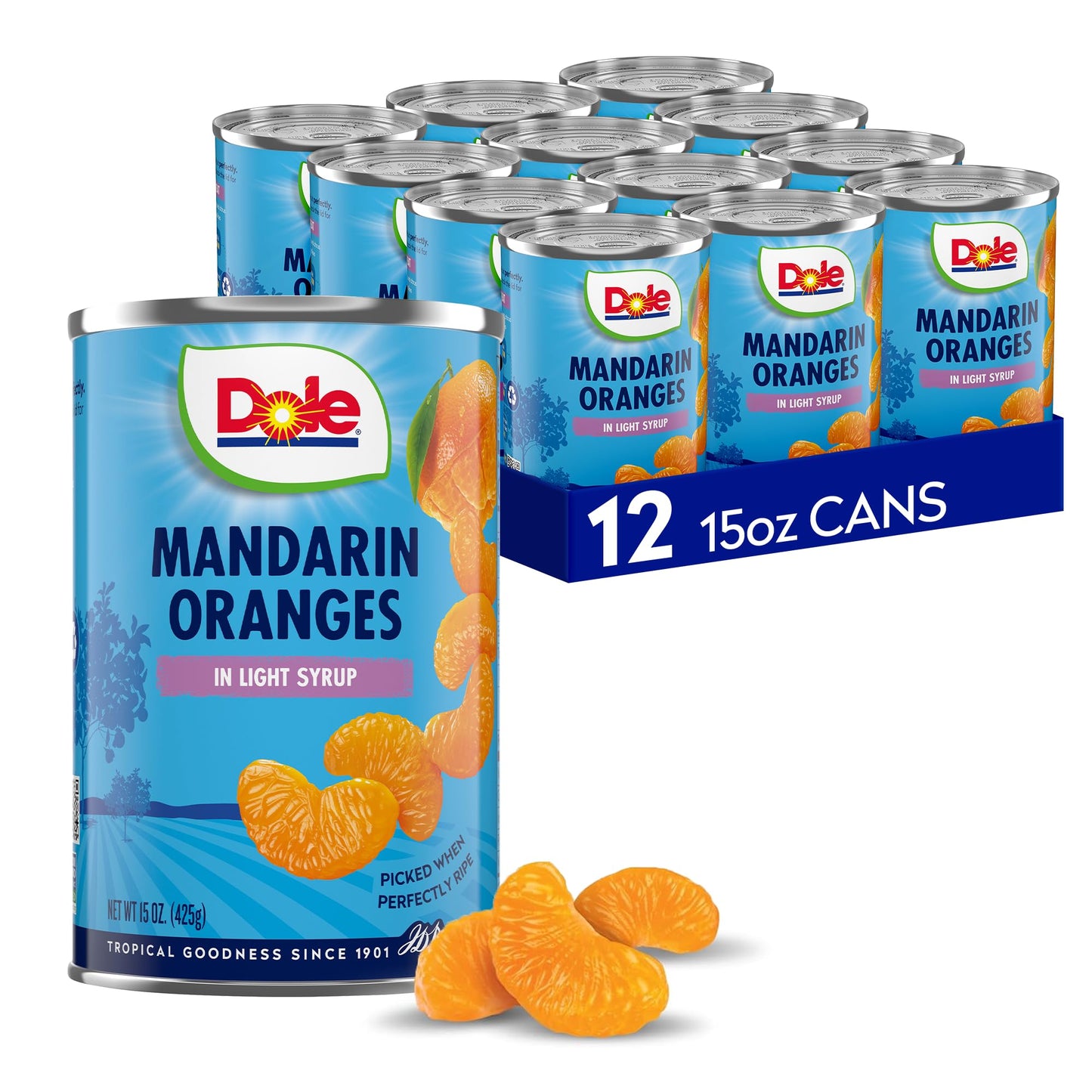 Dole Mandarin Orange Syrup (12-Pack, 15 oz)