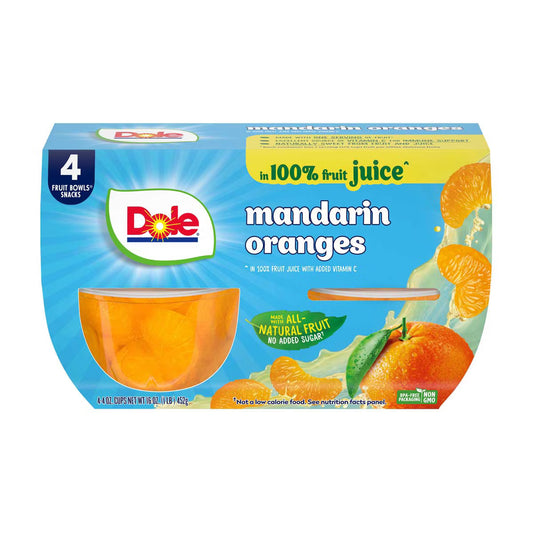 Dole Mandarin Orange Cups (6-Case, 6-Pack, 4 oz)