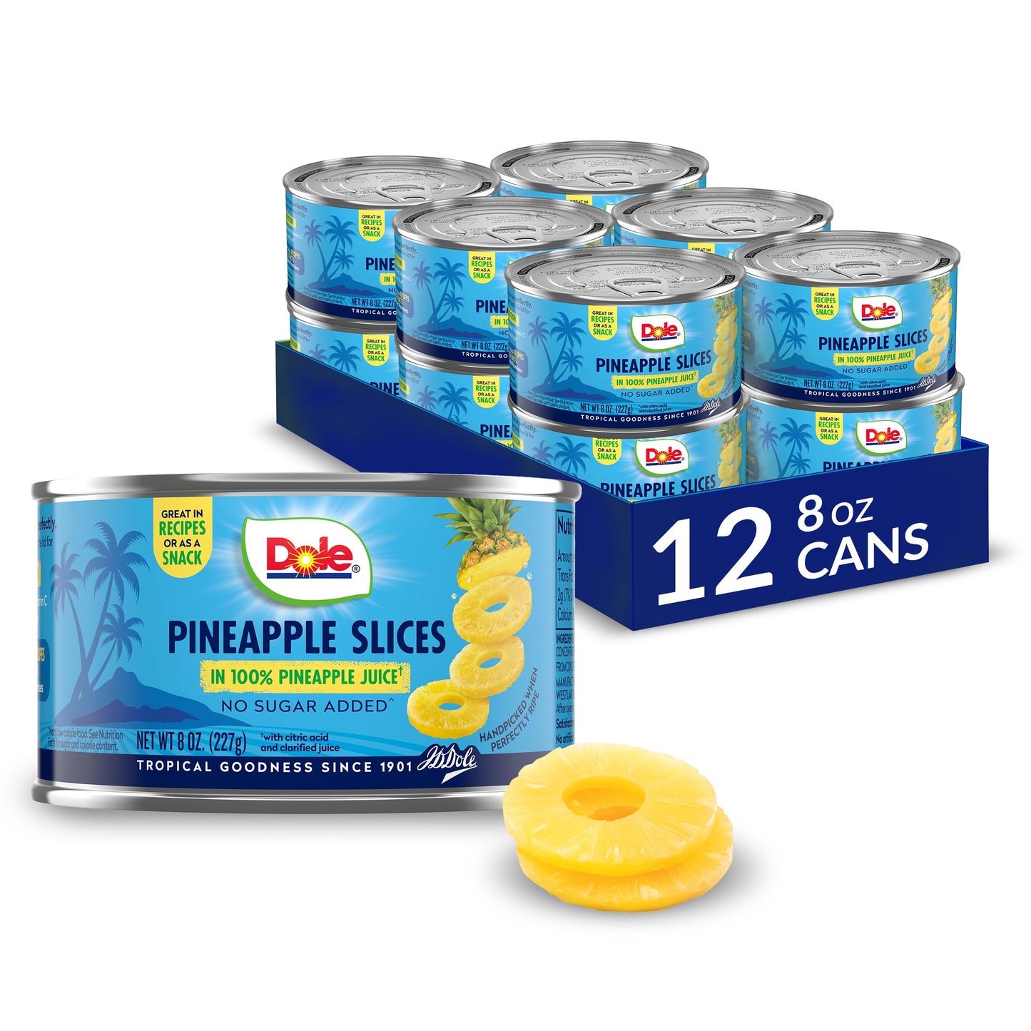 Dole Pineapple Slice (12-Pack, 8 oz)