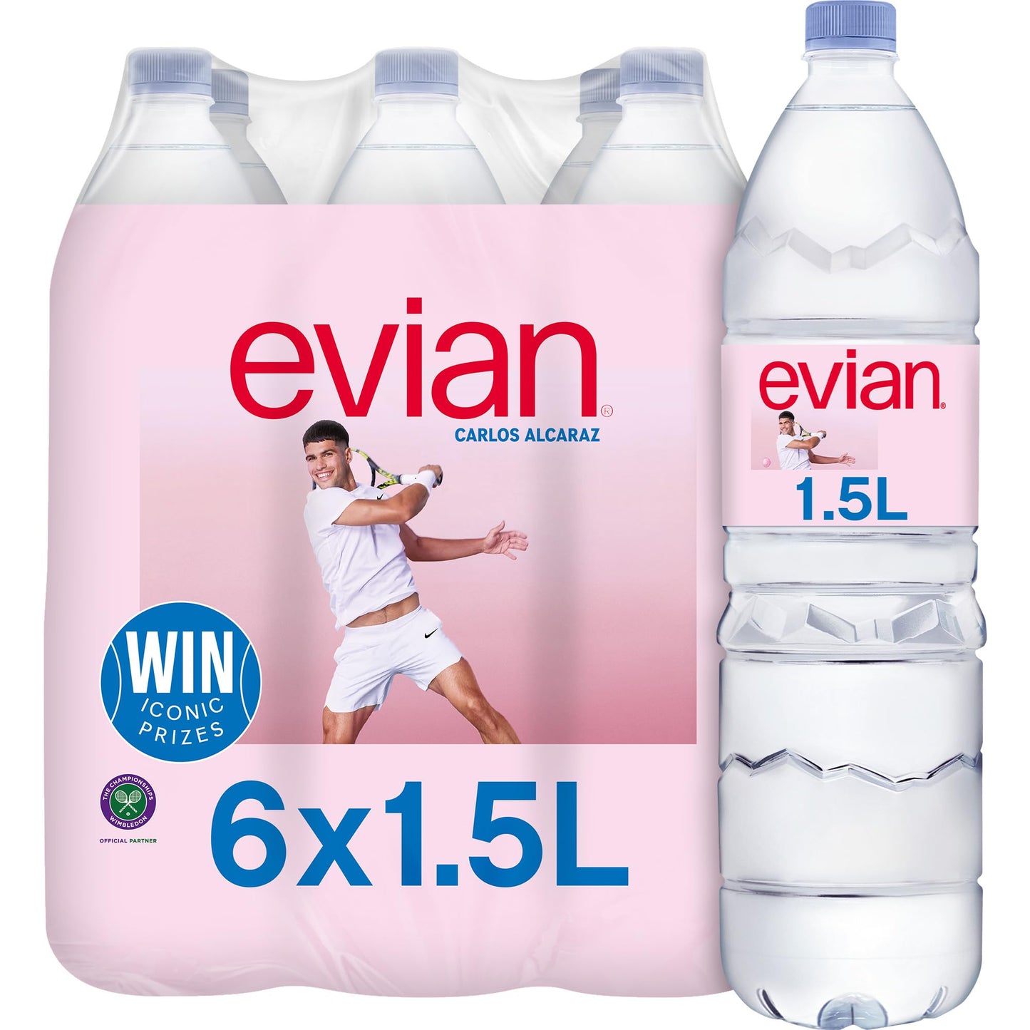 Evian Water (6-Pack, 1.5 L)