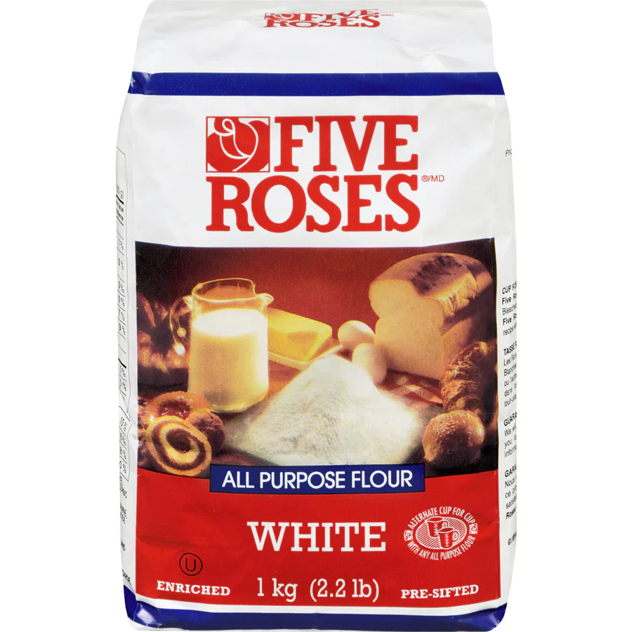 Five Roses Flour (12-Pack, 1 Kg)