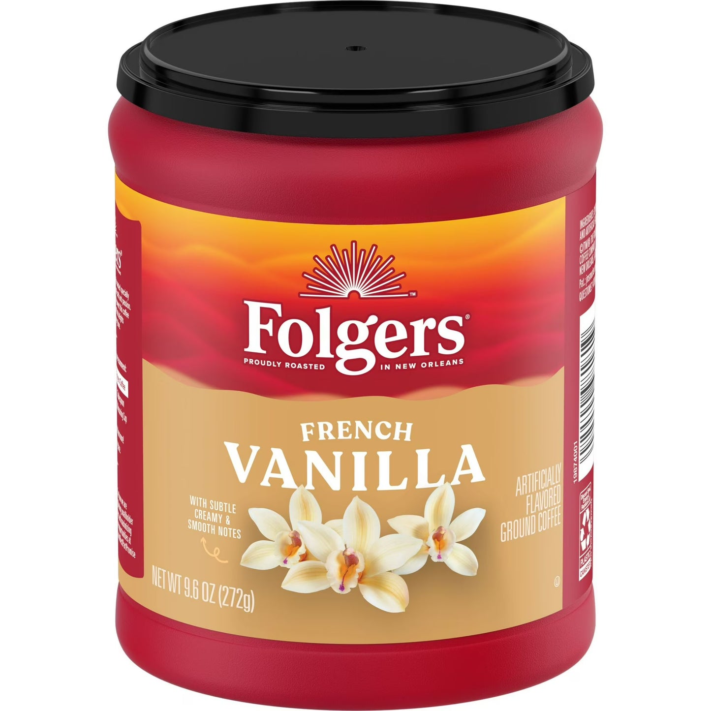 Folgers French Vanilla (6-Pack, 9.6 oz)