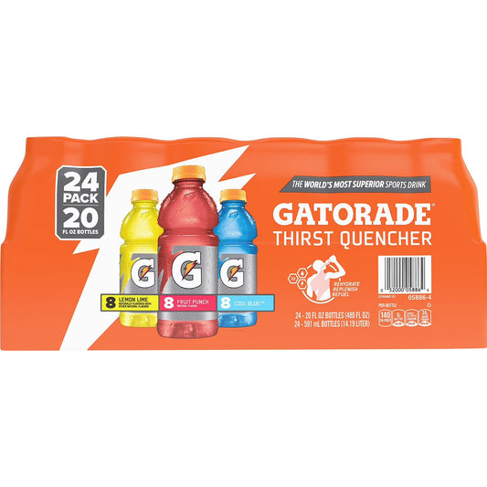 Gatorade Variety Pack (24-Pack, 20 oz)