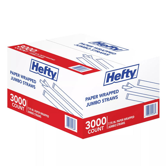 HFT Wrapped Straws (3000-Count)