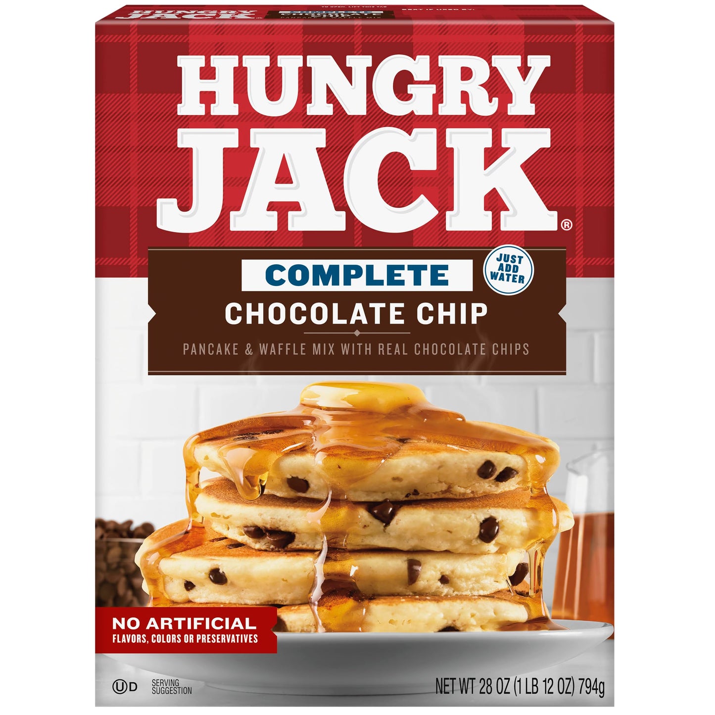 Hungry Jack Chocolate chip Pancake Mix (6-Pack, 28 oz)
