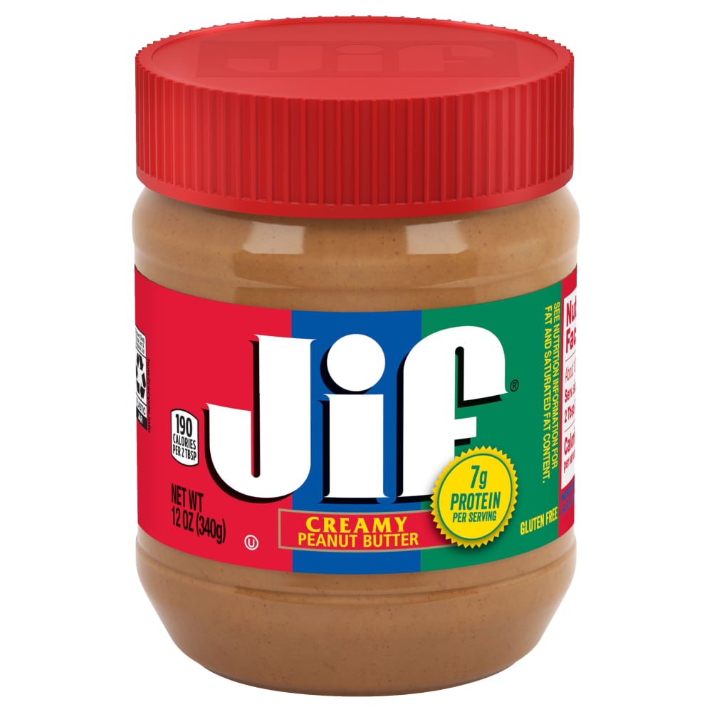 Jif Creamy Peanut Butter (12-Pack, 12 oz)