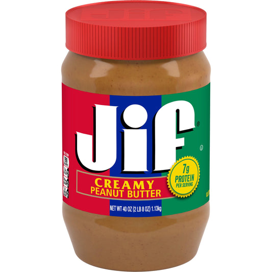 Jif Creamy Peanut Butter (8-Pack, 40 oz)