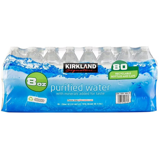 Kirkland Water (80-Pack, 8 oz)