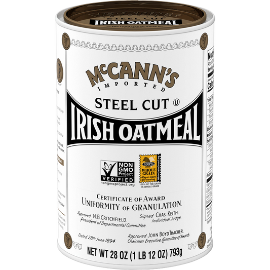 McCann's Steel Cut Oatmeal(12-Pack, 1lb)