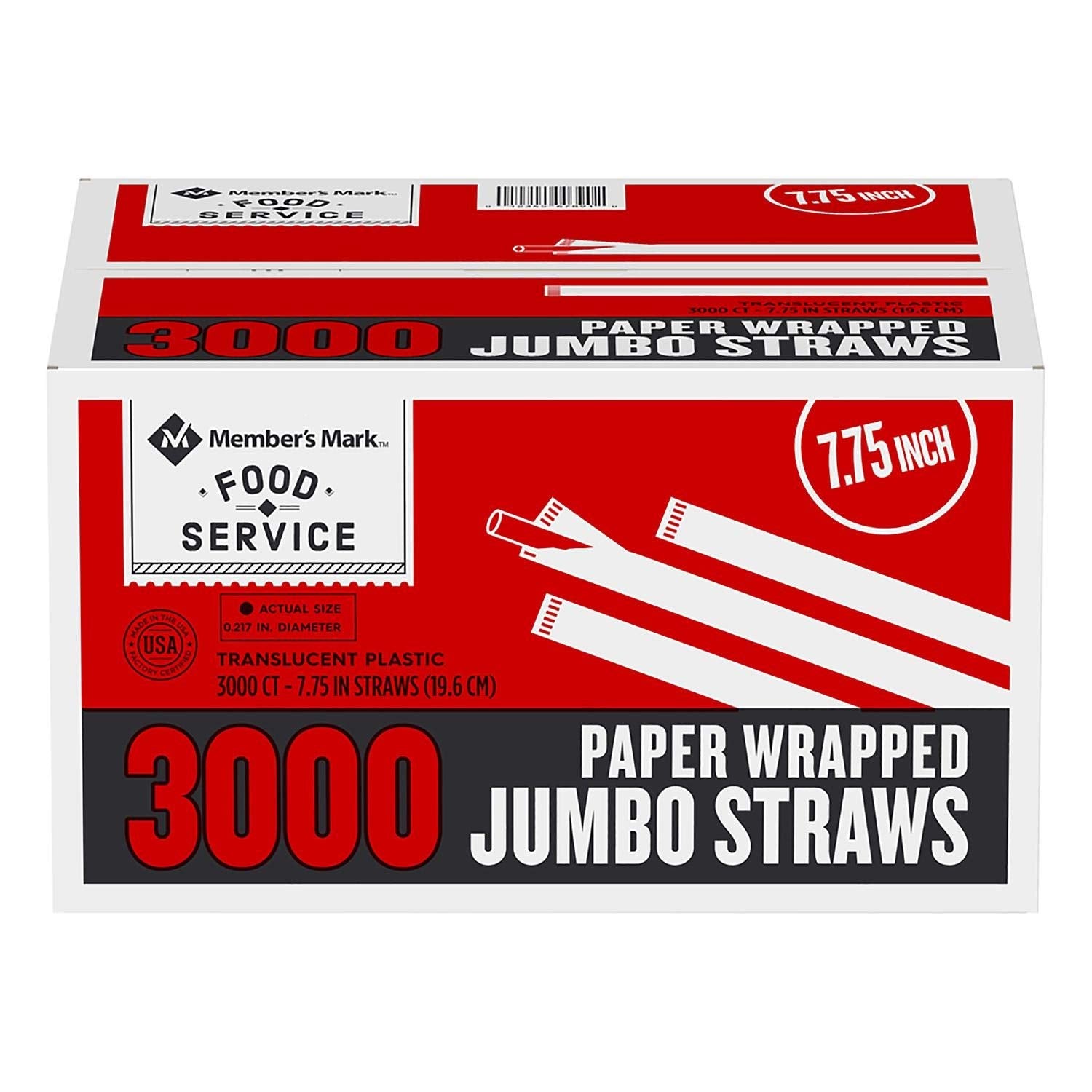 Member's Mark Wrapped Straws 3000-Count | Wholesale & Bulk – Kam's Trading